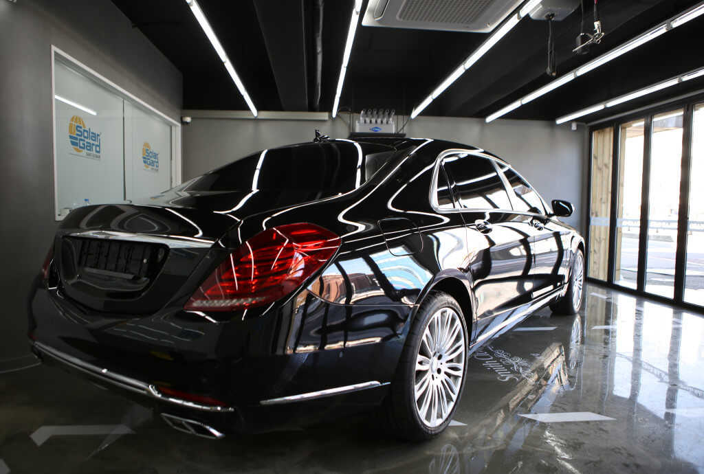 Maybach S550 with Solar Gard window film installed