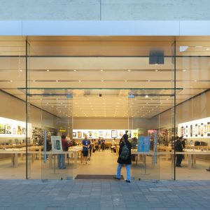 large storefront windows