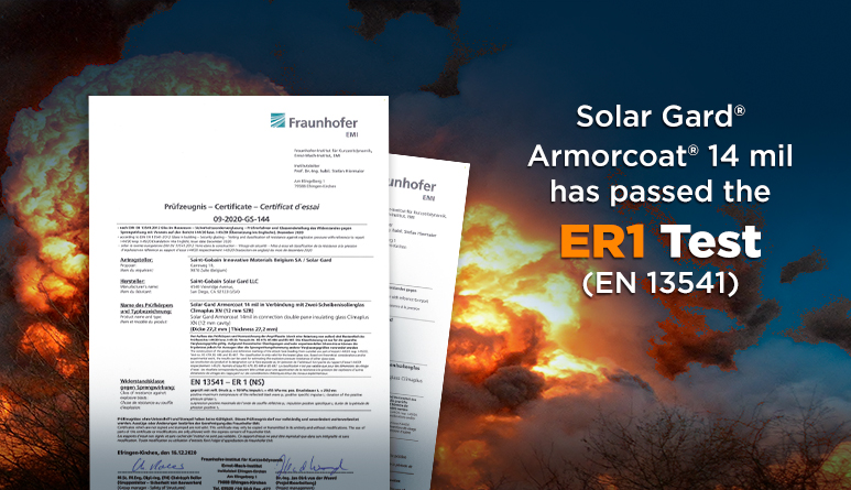 Armorcoat® 14 mil passed tough Explosion Test!