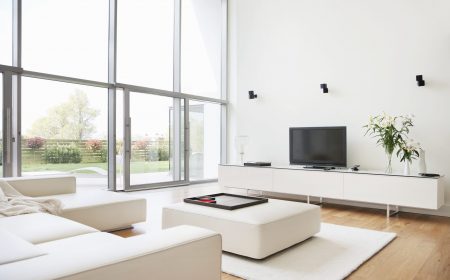 Interior of modern living room