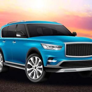 Endevor window tint from Solar Gard on blue SUV